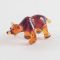 Glass Little Brown Bear in Glass Figurines Miniature Figurines category