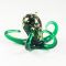 Glass Green Octopus in Glass Figurines Sea Life Creatures category