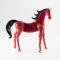 Red Horse Glass Figure in Glass Figurines Farm Animals category