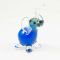 Blue Elephant Figure in Glass Figurines Wild  Animals category