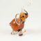Glass Elephant Beige in Glass Figurines Wild  Animals category