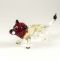 Glass Walking Lion Miniature in Glass Figurines Wild  Animals category