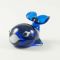 Glass Blue Whale Figurine in Glass Figurines Sea Life Creatures category