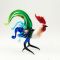 Glass Rooster Figure in Glass Figurines Birds category