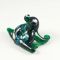 Green Frog Figure in Glass Figurines Reptiles category