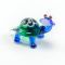 Small  Green Turtle in Glass Figurines Miniature Figurines category