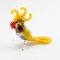 Yellow Glass Parrot in Glass Figurines Birds category