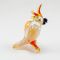 Glass Beige Parrot in Glass Figurines Birds category