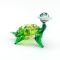 Green Jolly Turtle in Glass Figurines Reptiles category