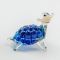 Blue Glass Turtle in Glass Figurines Reptiles category