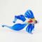 Blue Glass Fish Telescope in Glass Figurines Sea Life Creatures category