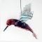 Woodpecker Glass Figurine in Glass Figurines Birds category