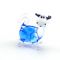 Glass Cow Mini Figurine in Glass Figurines Miniature Figurines category