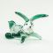 Little Green Rabbit in Glass Figurines Wild  Animals category