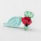 Glass Small Red with Green Fish in Glass Figurines Miniature Figurines category
