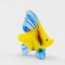 Glass Small Yellow Fish in Glass Figurines Miniature Figurines category
