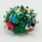 Glass Figurine Green Hedgehog in Glass Figurines Wild  Animals category