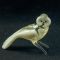 Glass Polar Owl Figure Gray Color in Glass Figurines Birds category