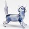 Glass Figurine Gray Cat in Glass Figurines Cats category