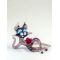 Glass Figurine Grey Cat with Heart in Glass Figurines Cats category