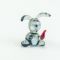 Glass Gray Rabbit with Carrot in Glass Figurines Miniature Figurines category