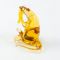 Glass Mini Figurine Otter with Fish in Glass Figurines Miniature Figurines category