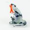 Glass Tiny Figurine Otter with Fish in Glass Figurines Miniature Figurines category