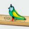 Owl Glass Mini Figure in Glass Figurines Miniature Figurines category