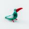 Glass Toucan Mini Figurre in Glass Figurines Miniature Figurines category