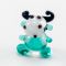Glass Cow Tiny Figurine in Glass Figurines Miniature Figurines category