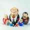 Lenin Nesting Doll 10 Pieces Set in Nesting Dolls Russian Presidents category
