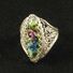 Enamel Ring Anastasia in Finift Jewelry Enamel Rings category