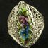 Enamel Ring Anastasia in Finift Jewelry Enamel Rings category