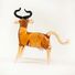 Glass Cow Figurine in Glass Figurines Farm Animals category