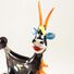 Handsome Glass Goat in Glass Figurines Farm Animals category