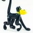 Glass Black Monkey in Glass Figurines Wild  Animals category