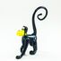Glass Black Monkey in Glass Figurines Wild  Animals category