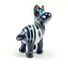 Glass Black Zebra Figurine in Glass Figurines Wild  Animals category