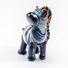 Glass Black Zebra Figurine in Glass Figurines Wild  Animals category