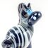Glass Black Zebra Figurine in Glass Figurines Wild  Animals category