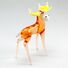Glass Moose Figurine in Glass Figurines Wild  Animals category