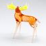 Glass Moose Figurine in Glass Figurines Wild  Animals category