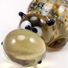 Brown Glass Hippo in Glass Figurines Wild  Animals category