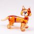Glass Red Cat Figurine in Glass Figurines Cats category