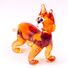 Glass Red Cat Figurine in Glass Figurines Cats category