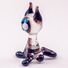 Glass Siamese Cat with Black Ears in Glass Figurines Cats category