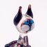 Glass Siamese Cat with Black Ears in Glass Figurines Cats category