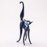 Black Jolly Cat in Glass Figurines Cats category