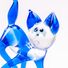 Glass Blue Cat in Glass Figurines Cats category