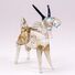 Glass Figurine Gray Goat in Glass Figurines Farm Animals category